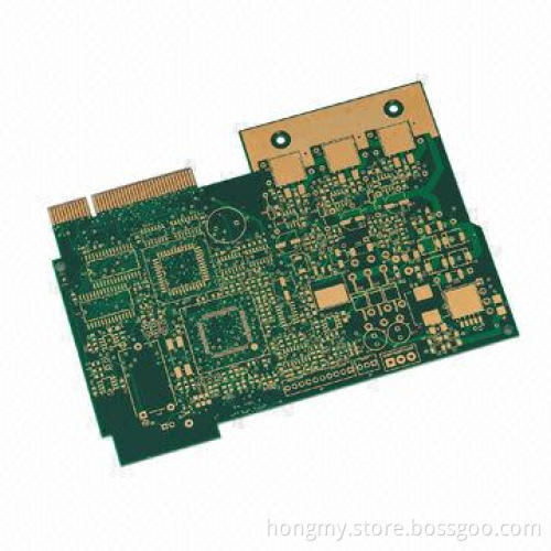 High-density Multilayer PCB, Made of FR-4 Material, with OSP Finish Green Soldermask